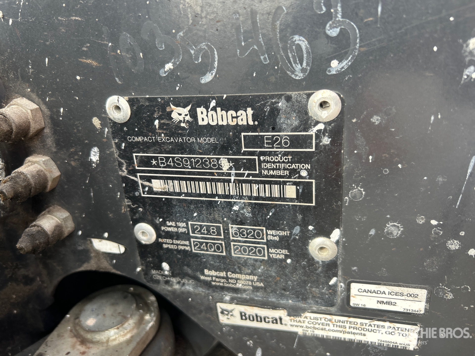 2020 Bobcat E26