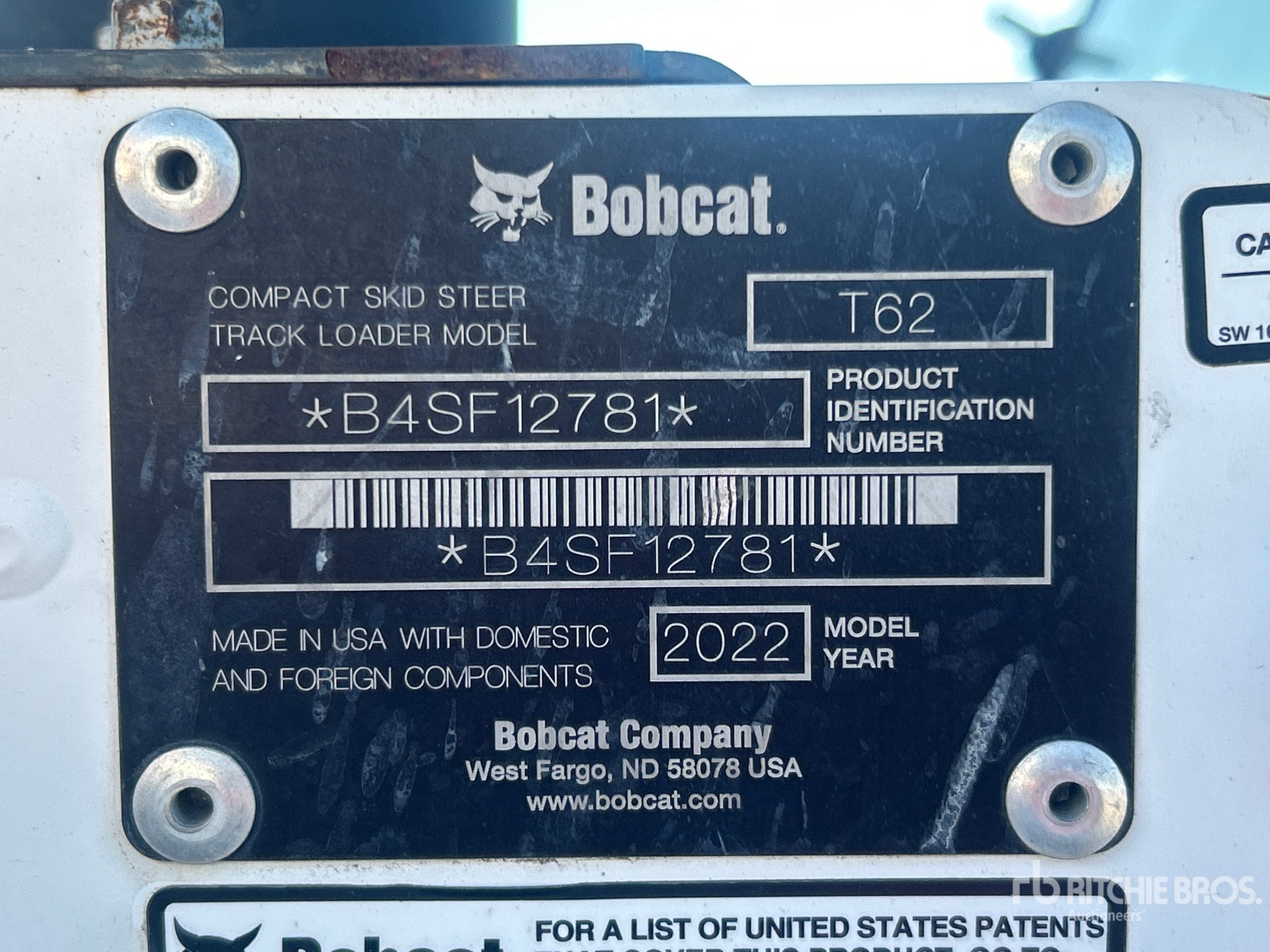 2022 Bobcat T62