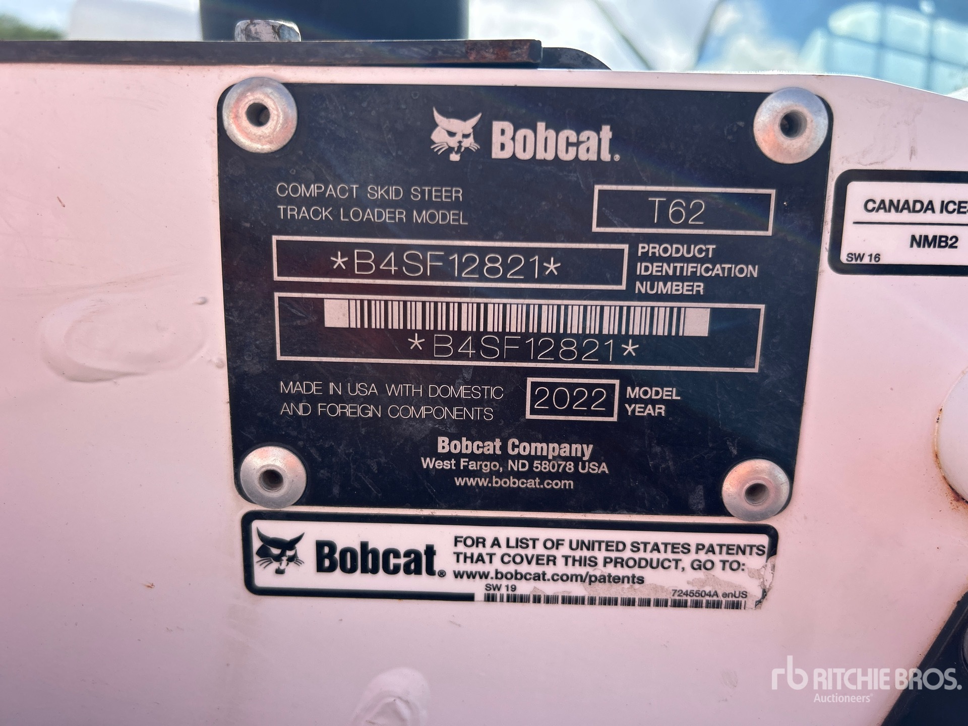 2022 Bobcat T62