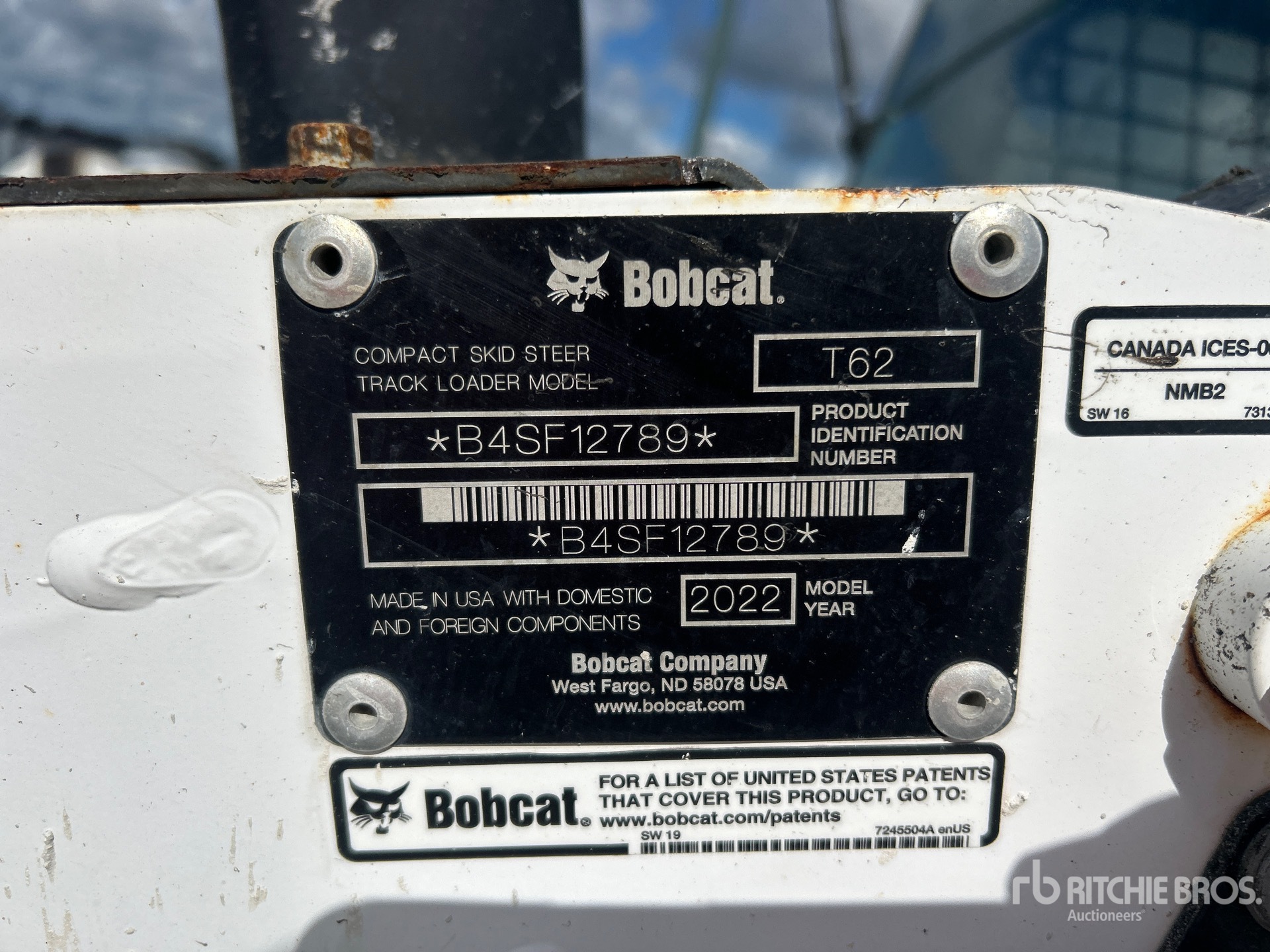 2022 Bobcat T62