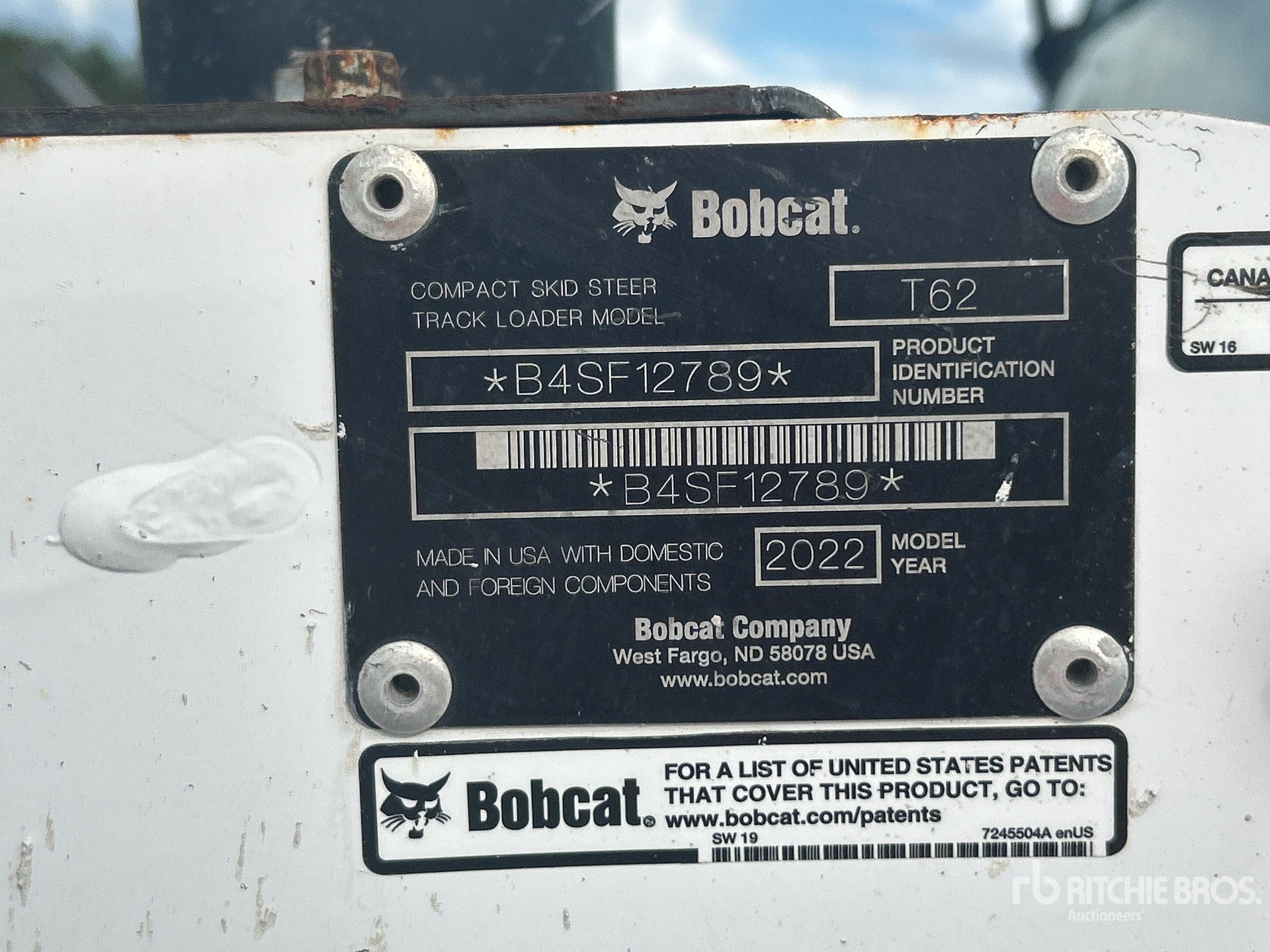 2022 Bobcat T62