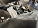 Engine with A/C Compressor