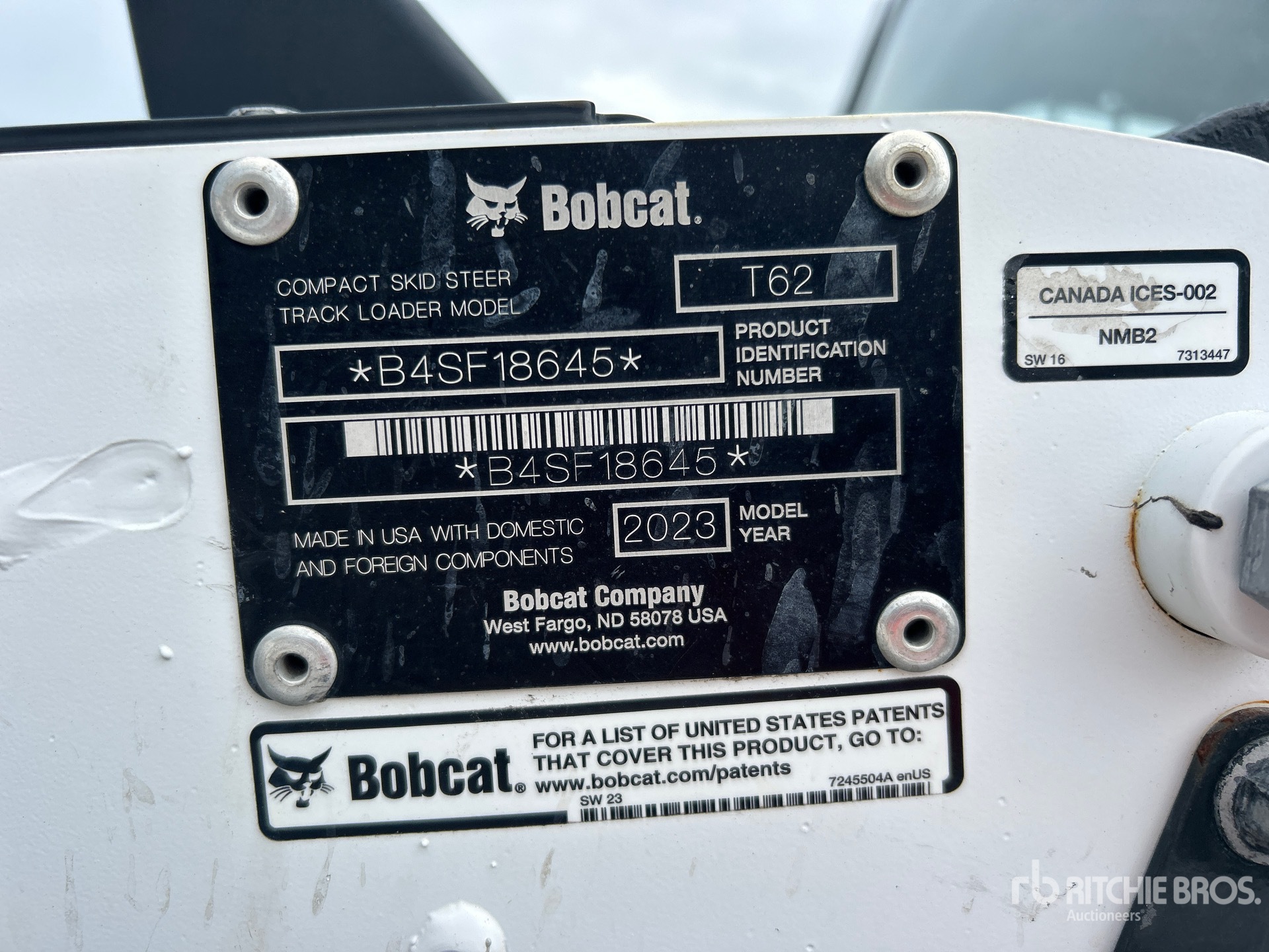 2023 Bobcat T62
