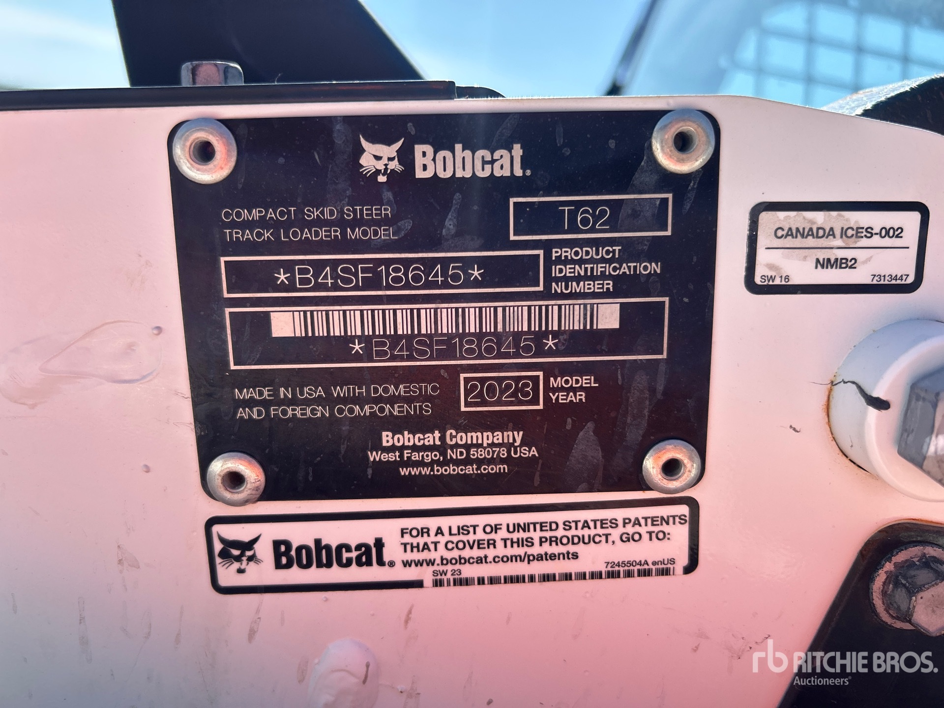 2023 Bobcat T62
