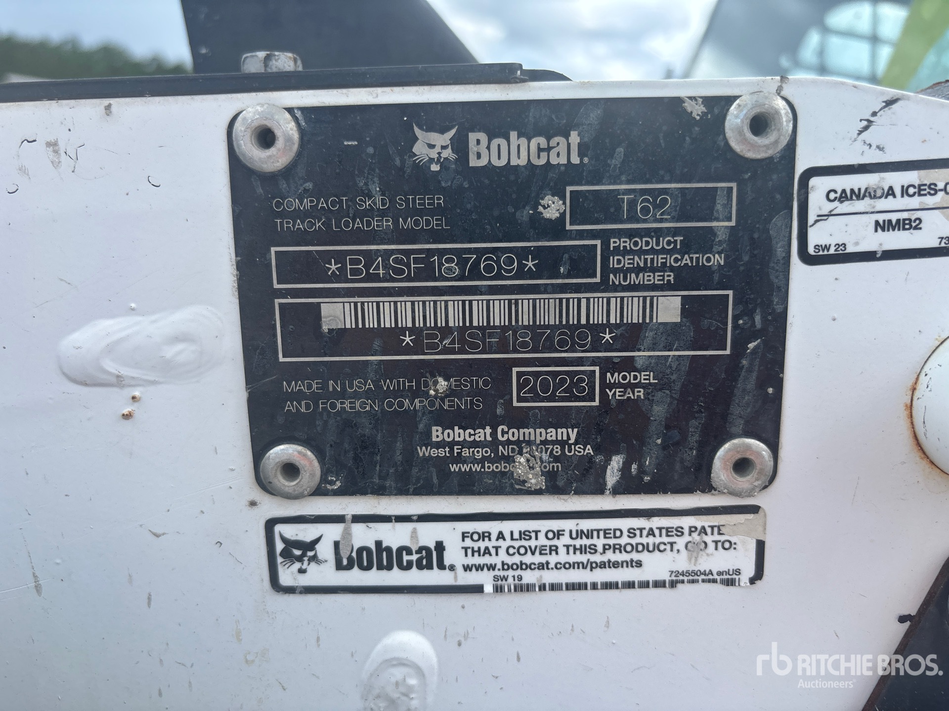 2023 Bobcat T62