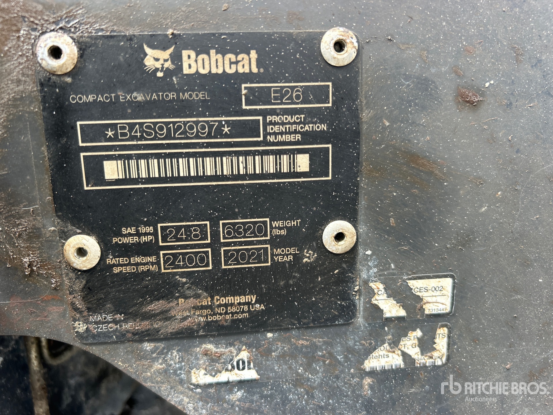 2021 Bobcat E26