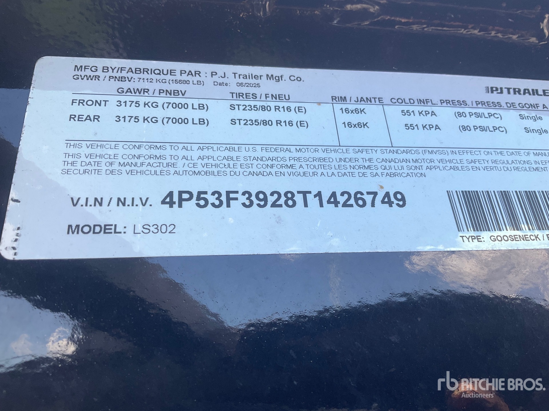 2026 Pj Trailers LS302