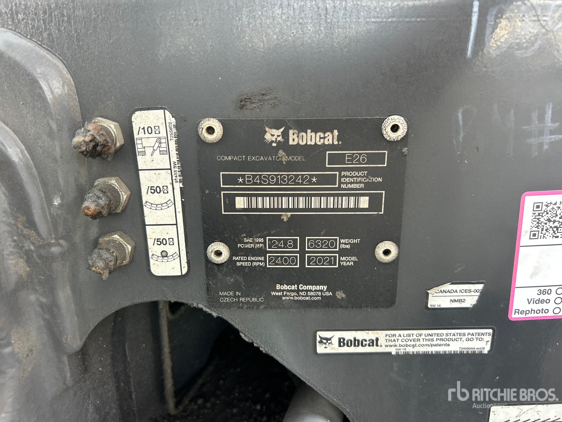 2021 Bobcat E26