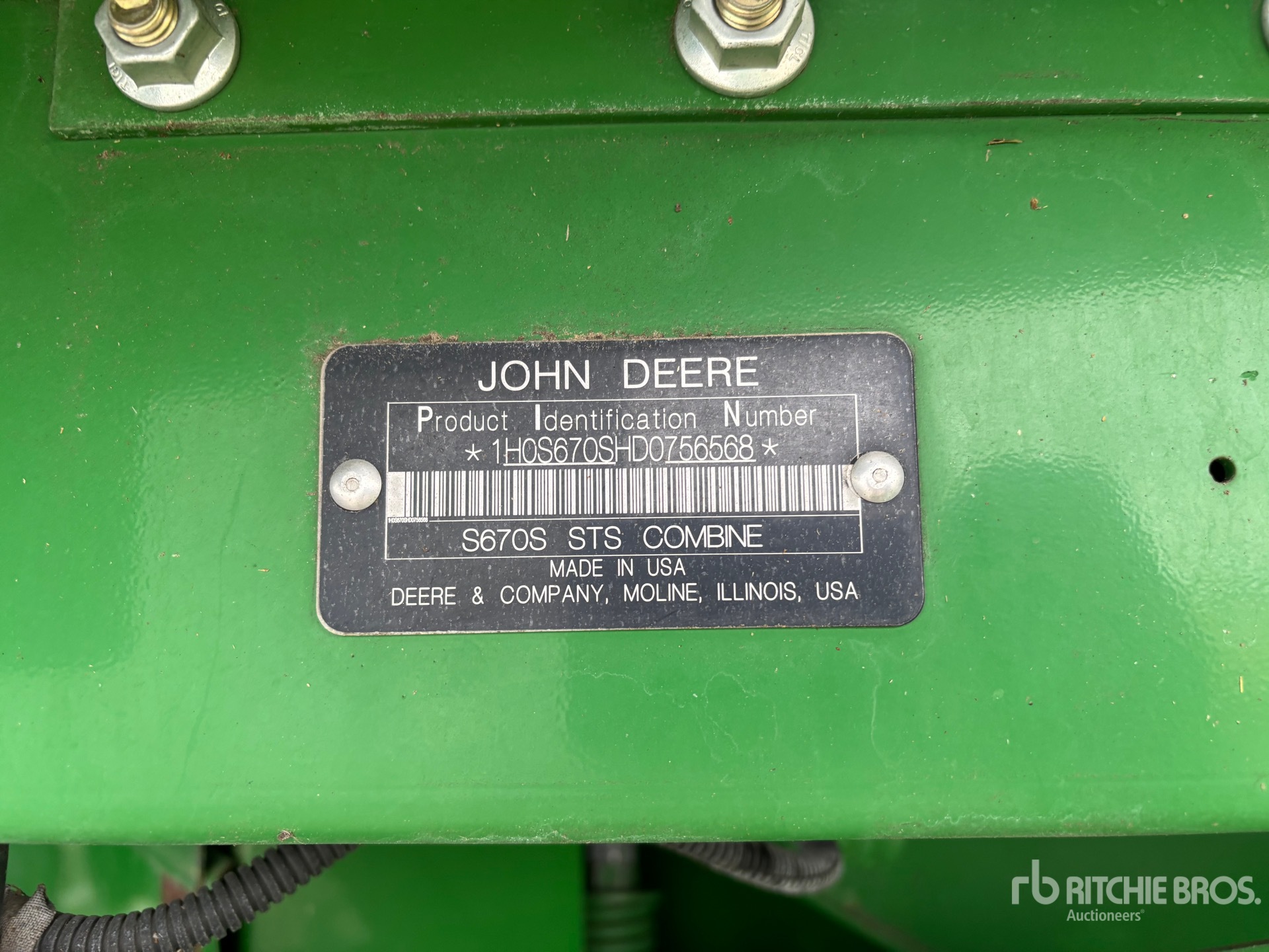 2013 John Deere S670