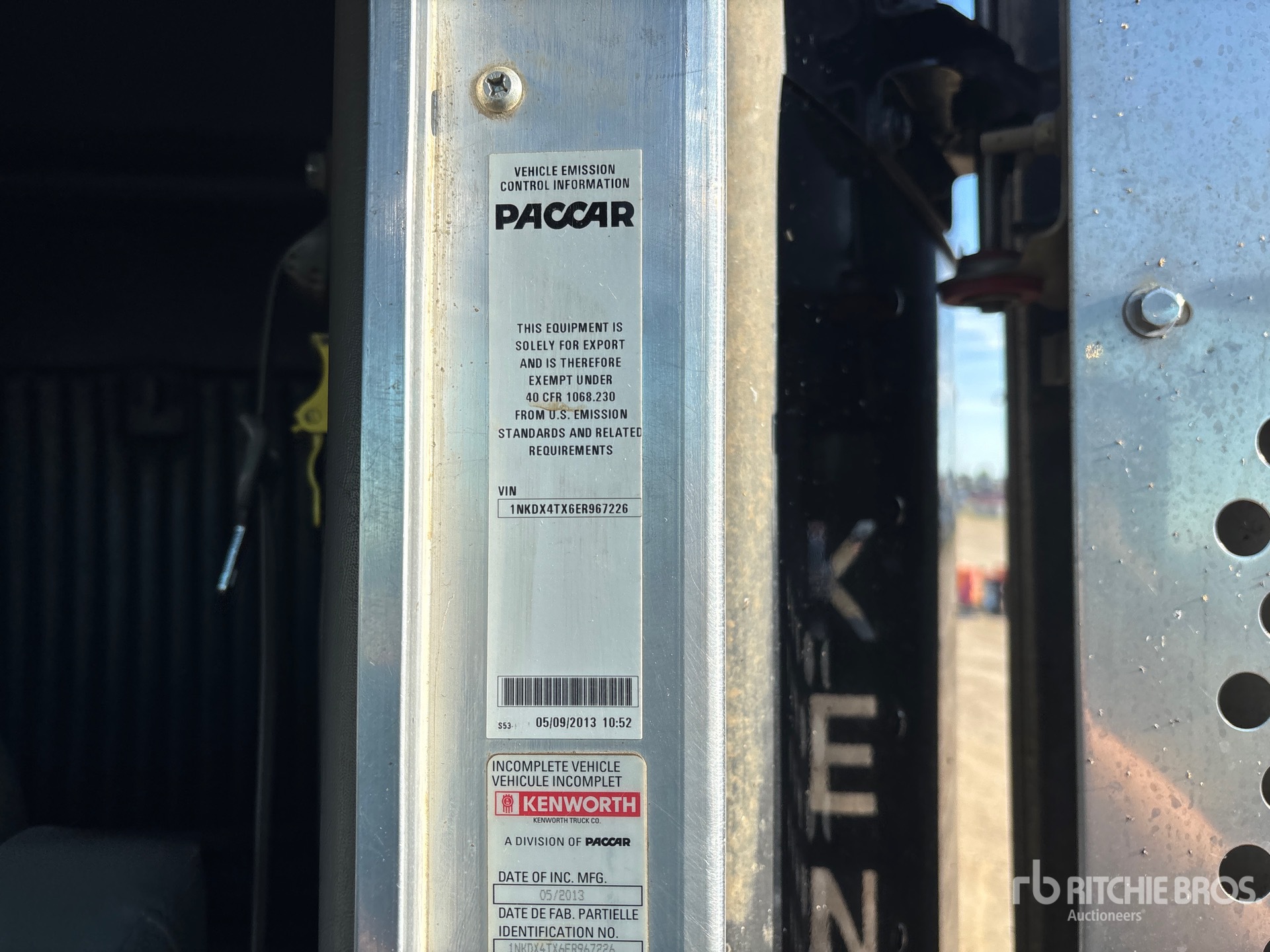 2014 Kenworth T800