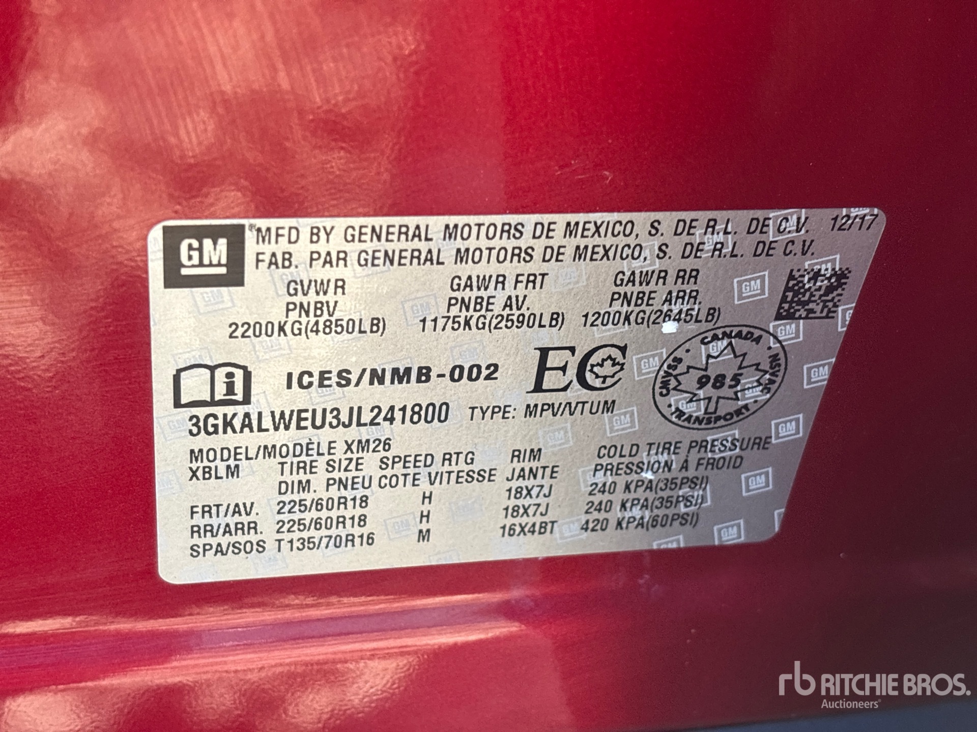 2018 GMC TERRAIN