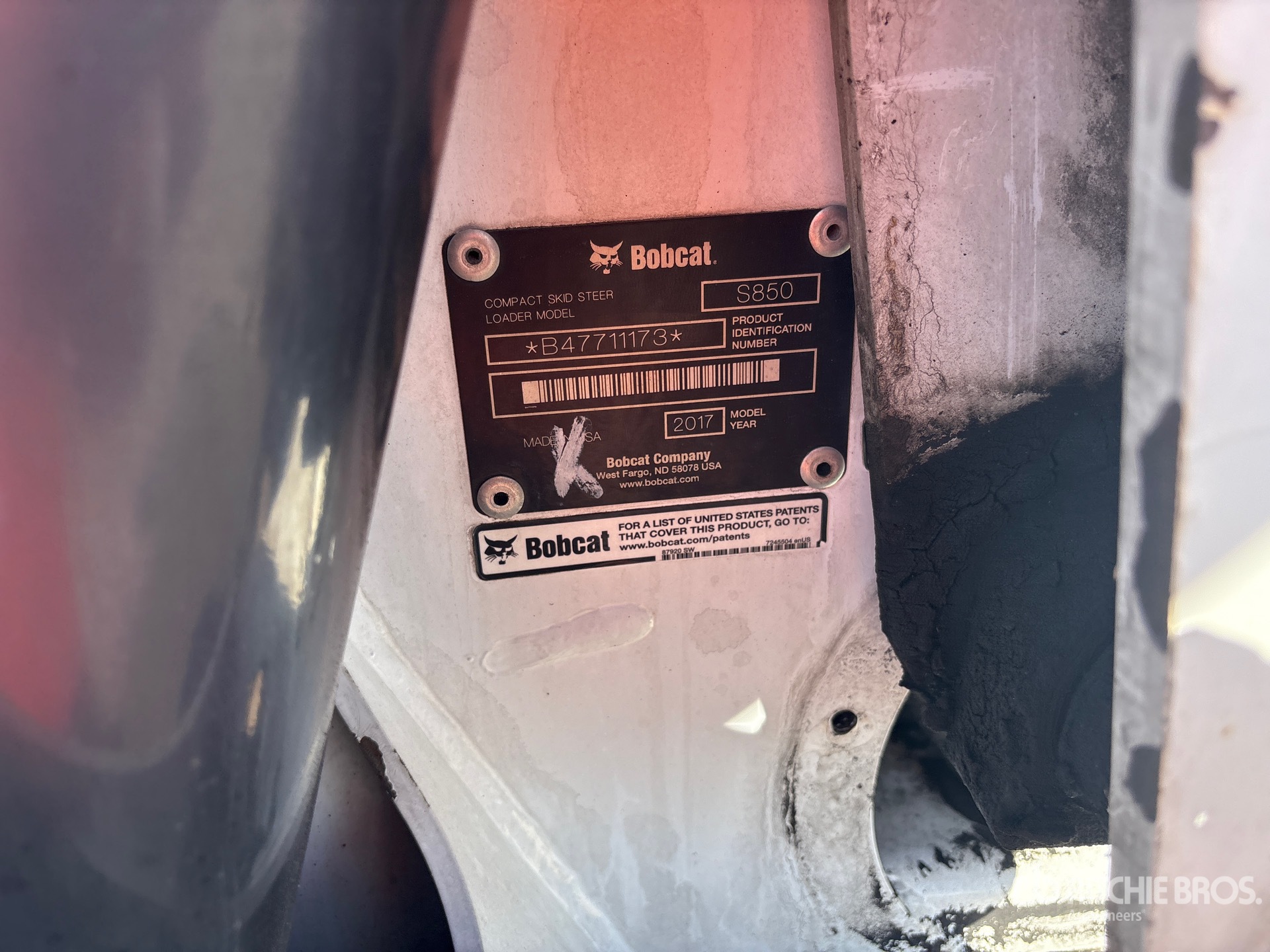 Photo of 2017 Bobcat S850