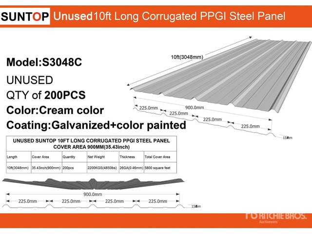 2026 SUNTOP S3048C Misc. Construction Materials