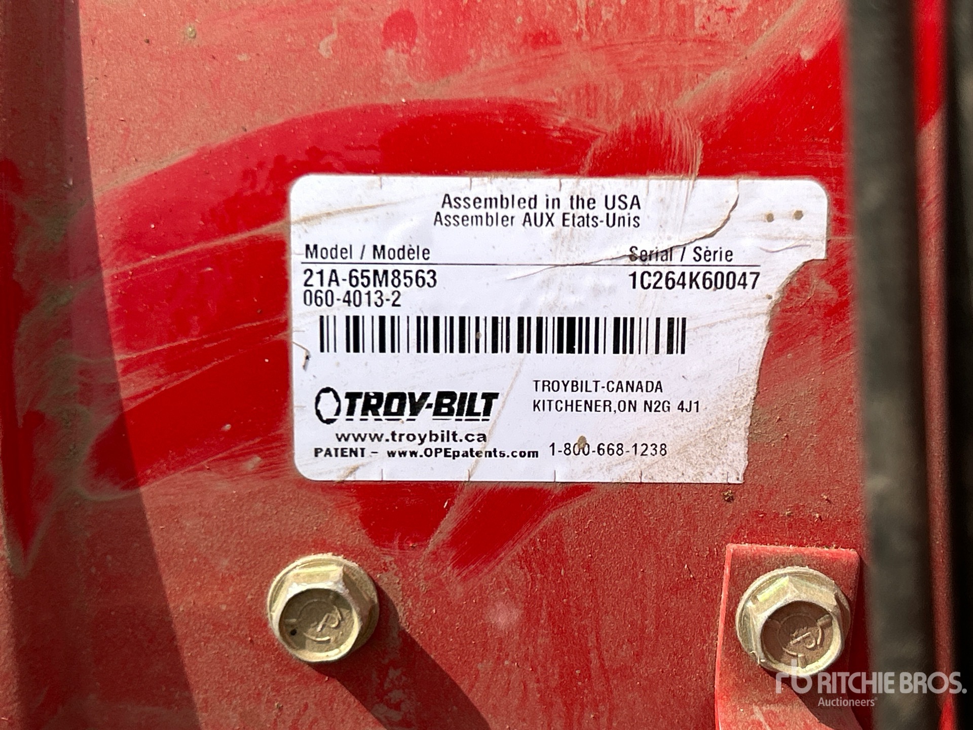 Troy-Bilt 17 IN GARDEN TILLER