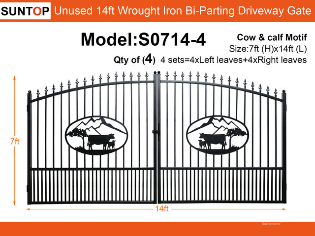 2026 SUNTOP S0714-4 Driveway Gate