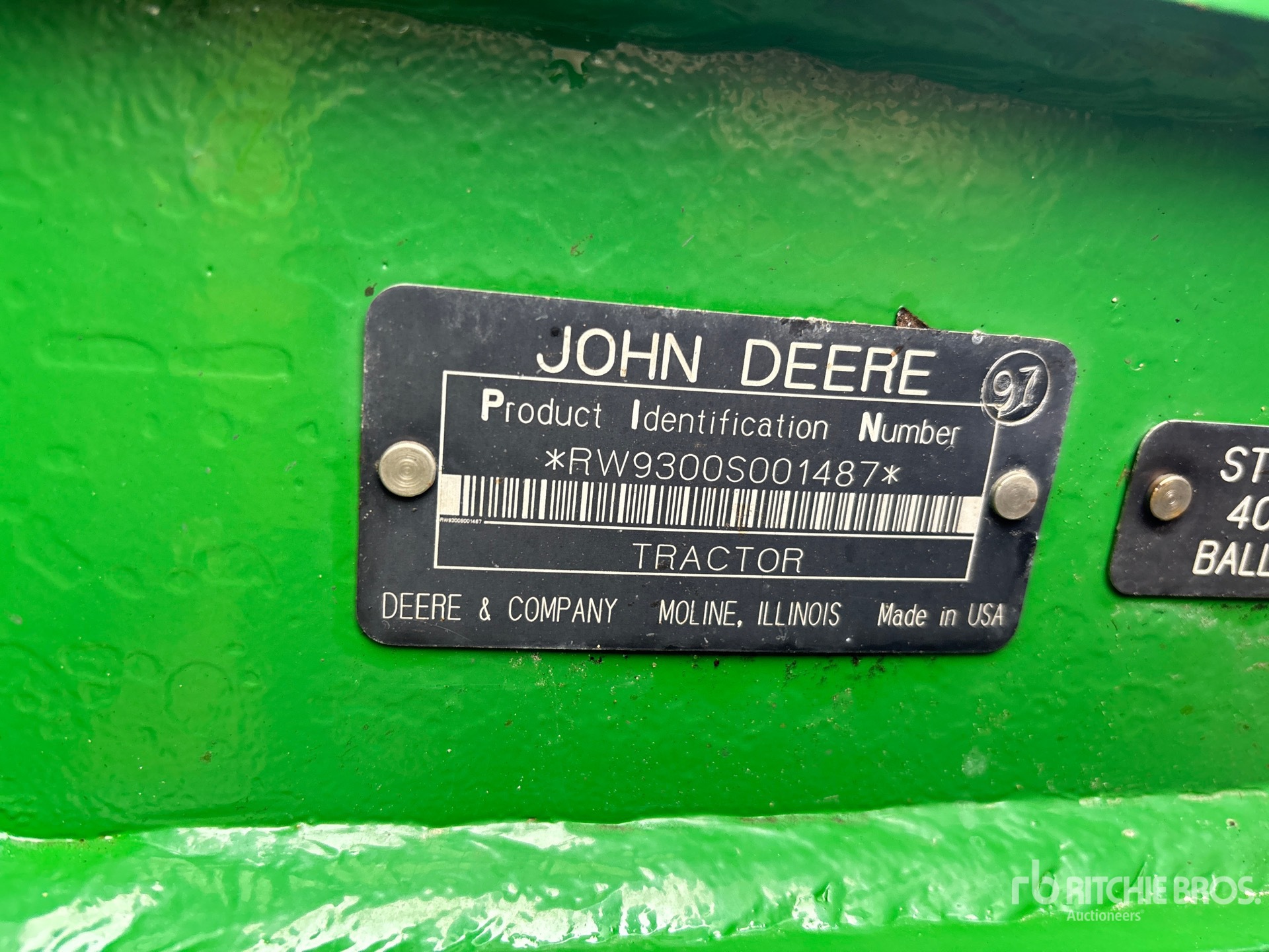 1992 John Deere 9300