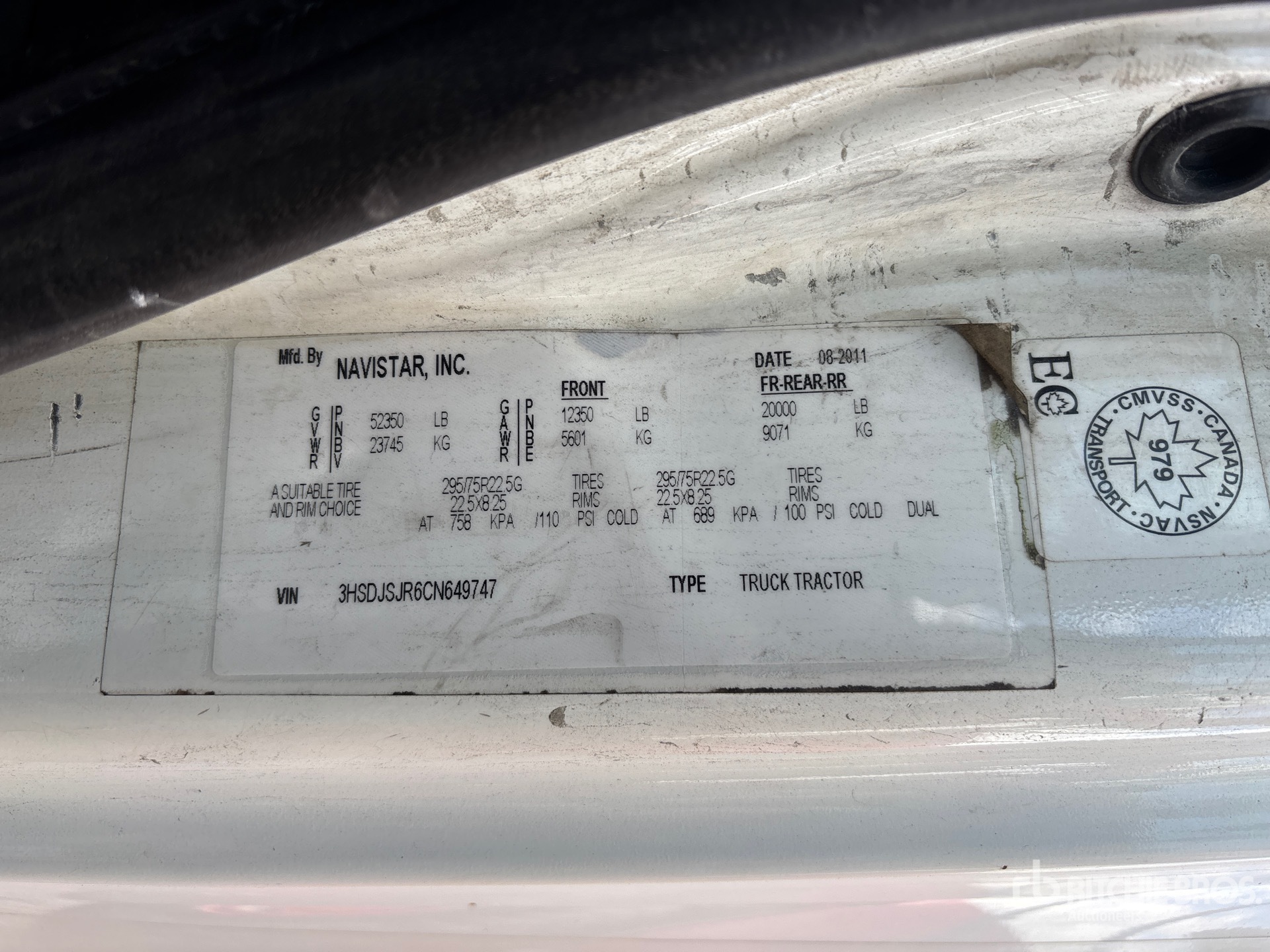 2012 International PROSTAR+ 122