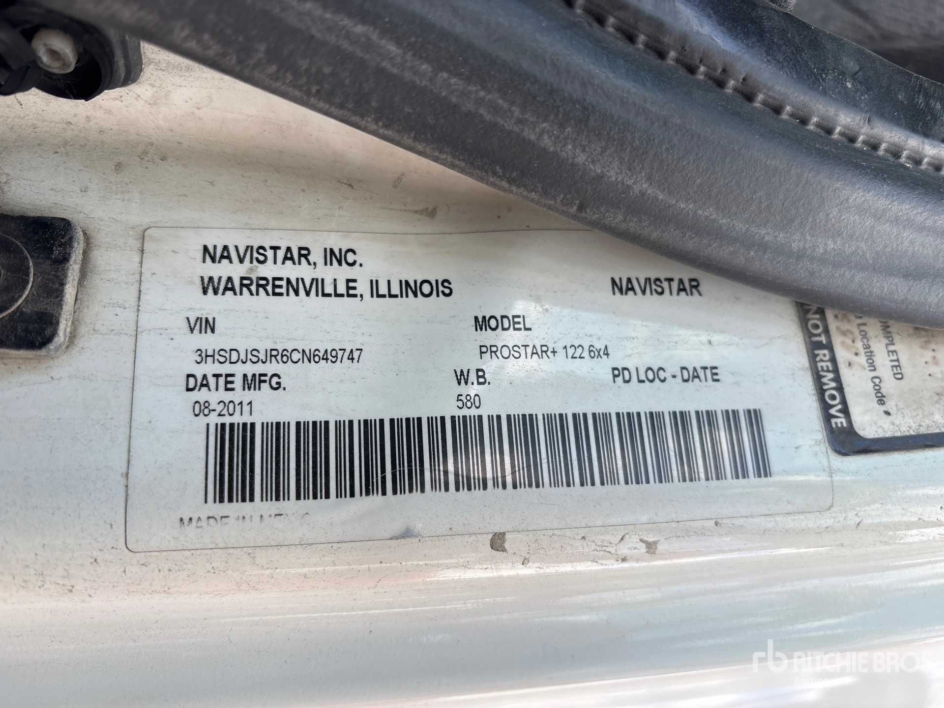 2012 International PROSTAR+ 122