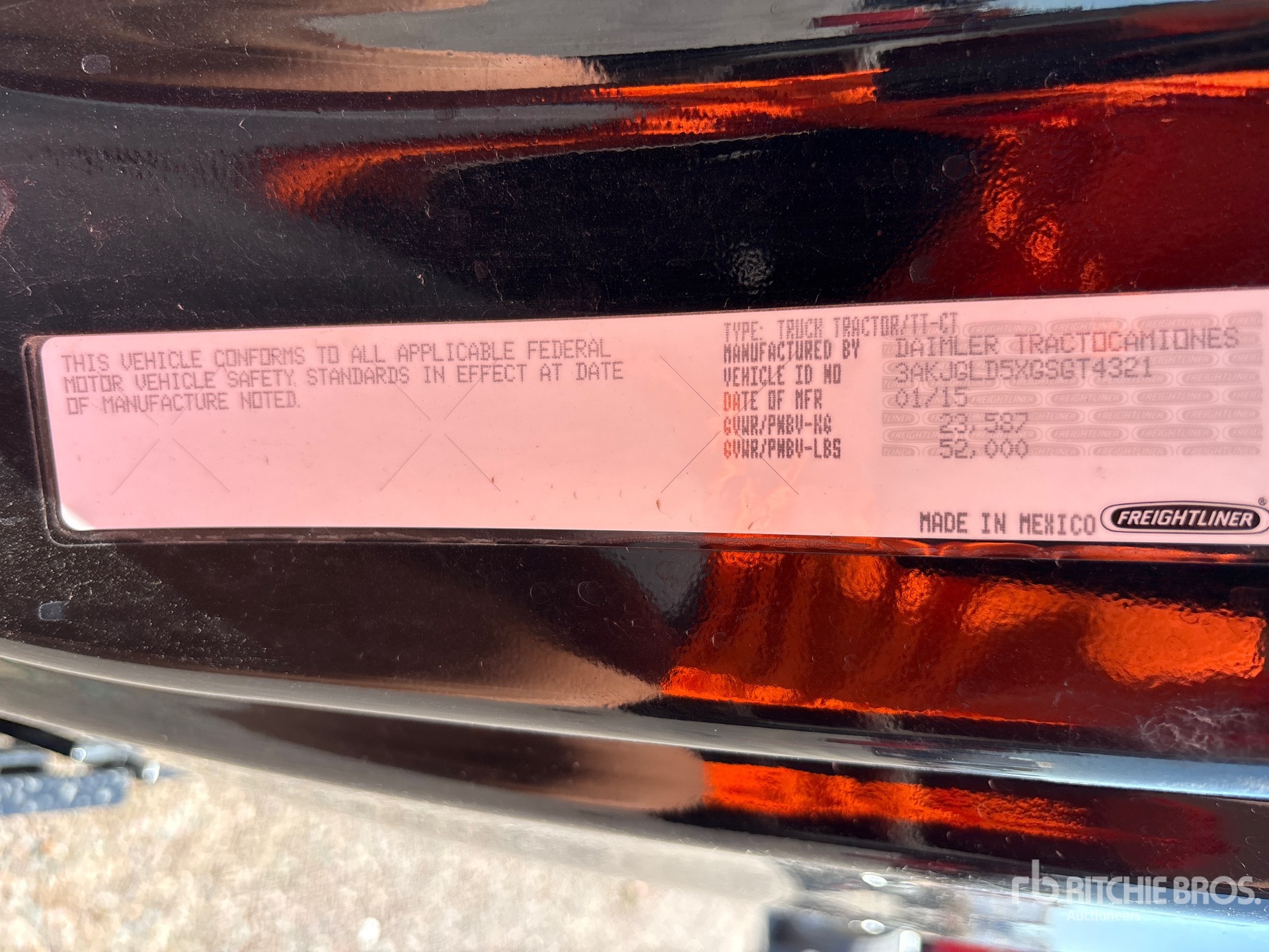 2016 Freightliner CASCADIA 125
