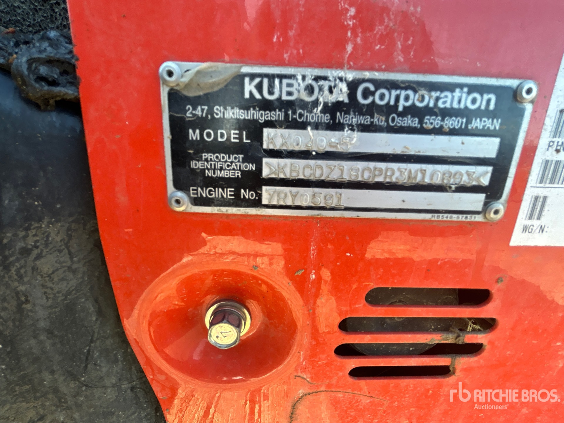 2024 Kubota KX040-5