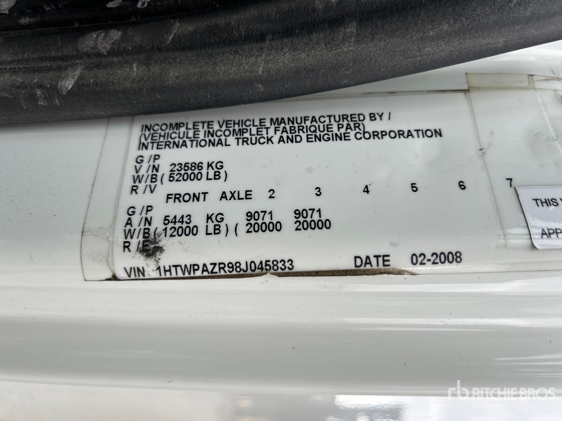 2008 International 7500