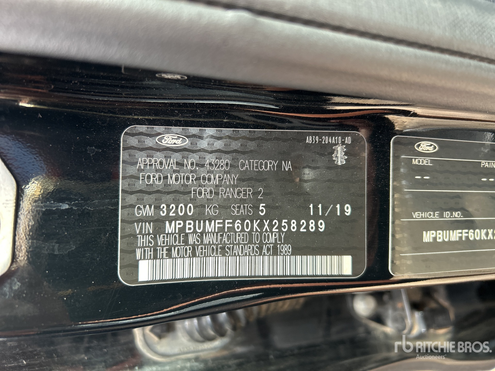 2019 Ford RANGER