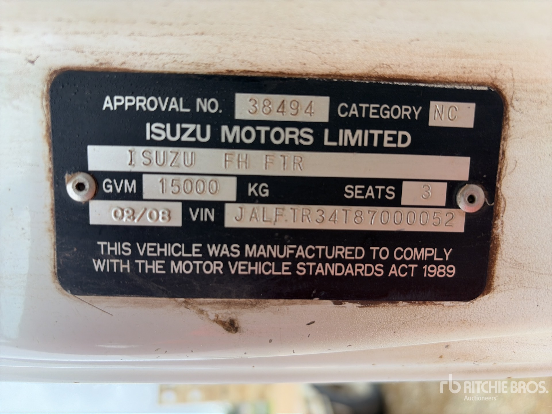 2008 Isuzu FTR 900
