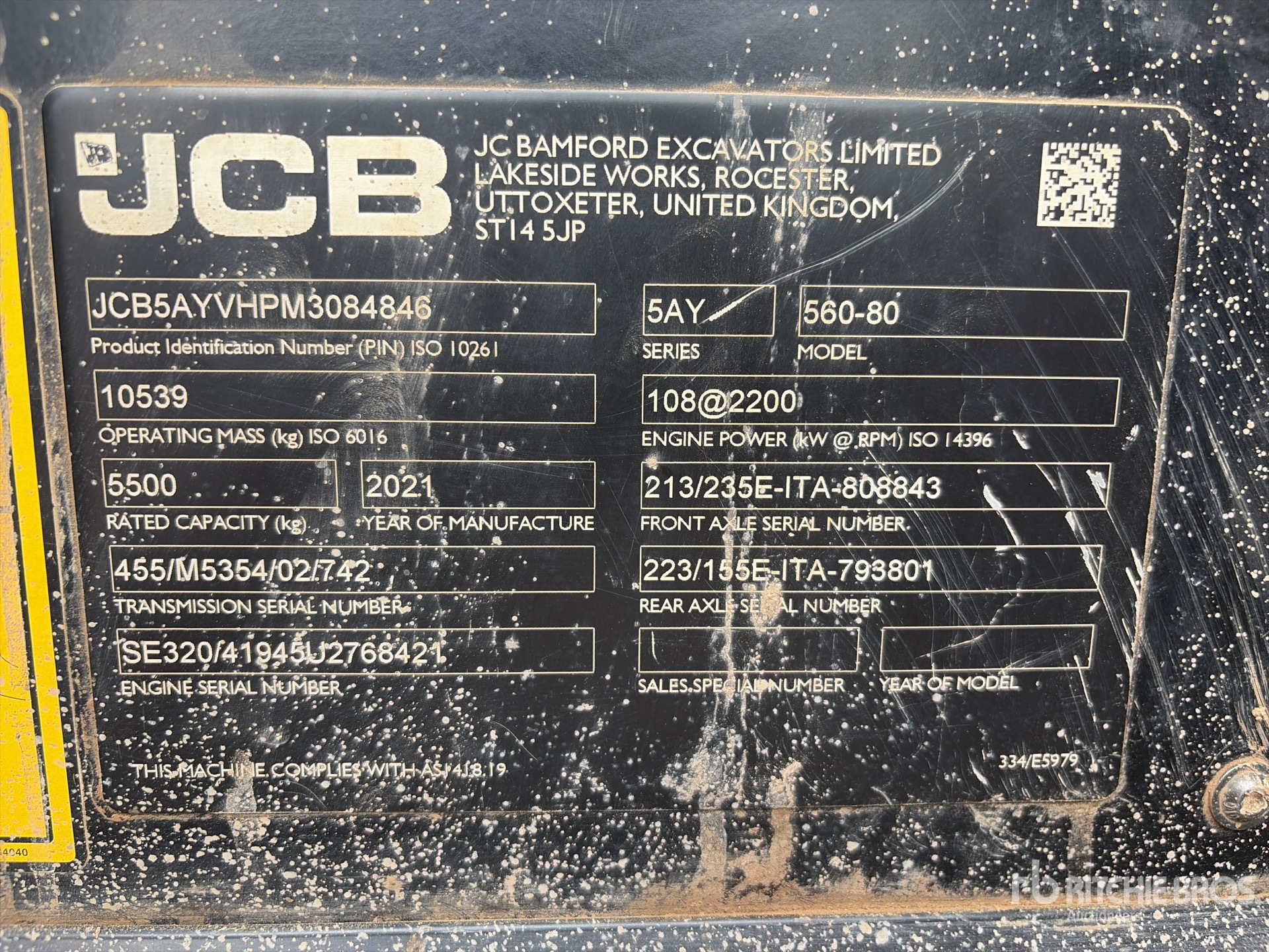 2021 JCB 560-80