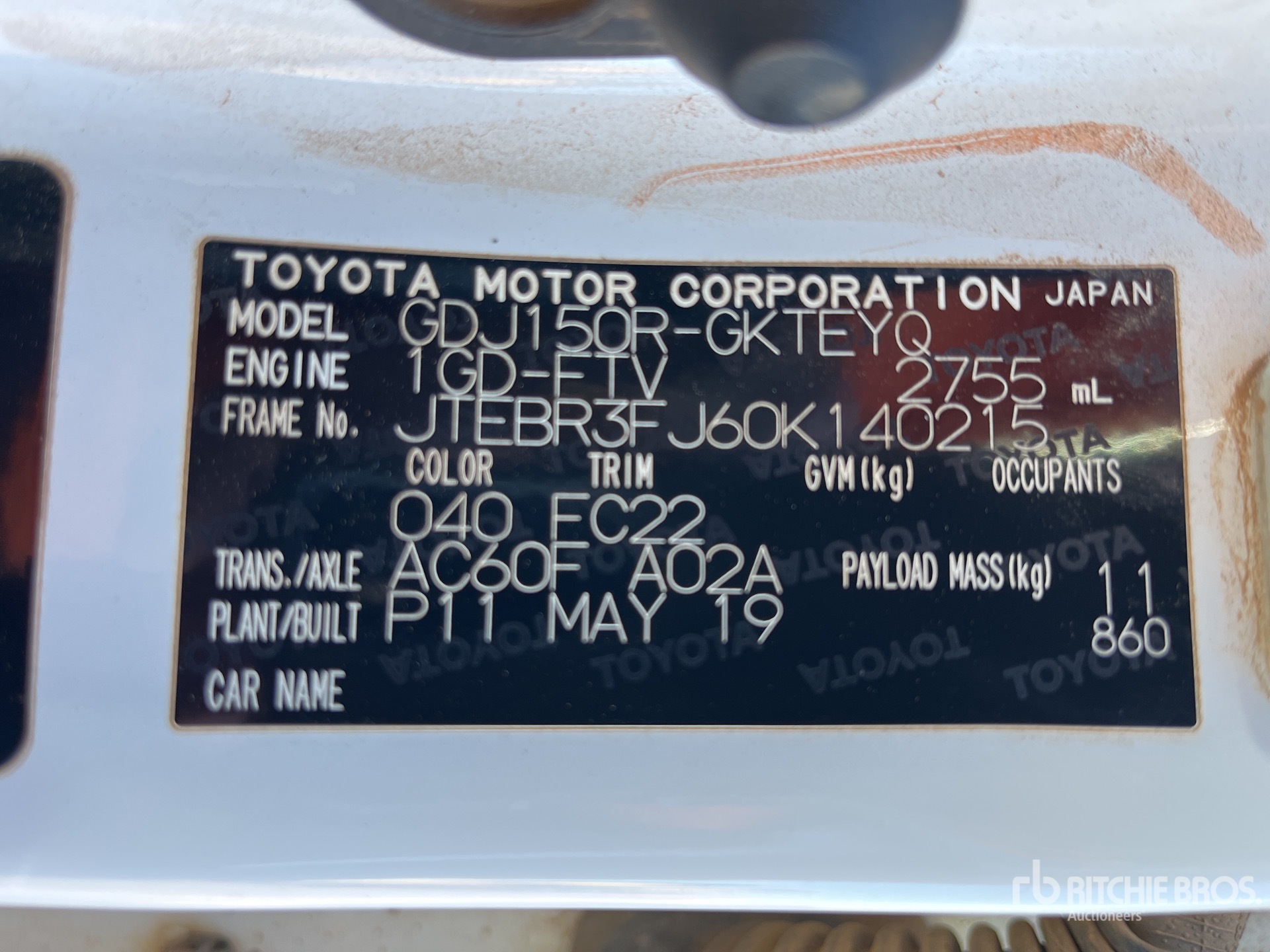 2019 Toyota PRADO