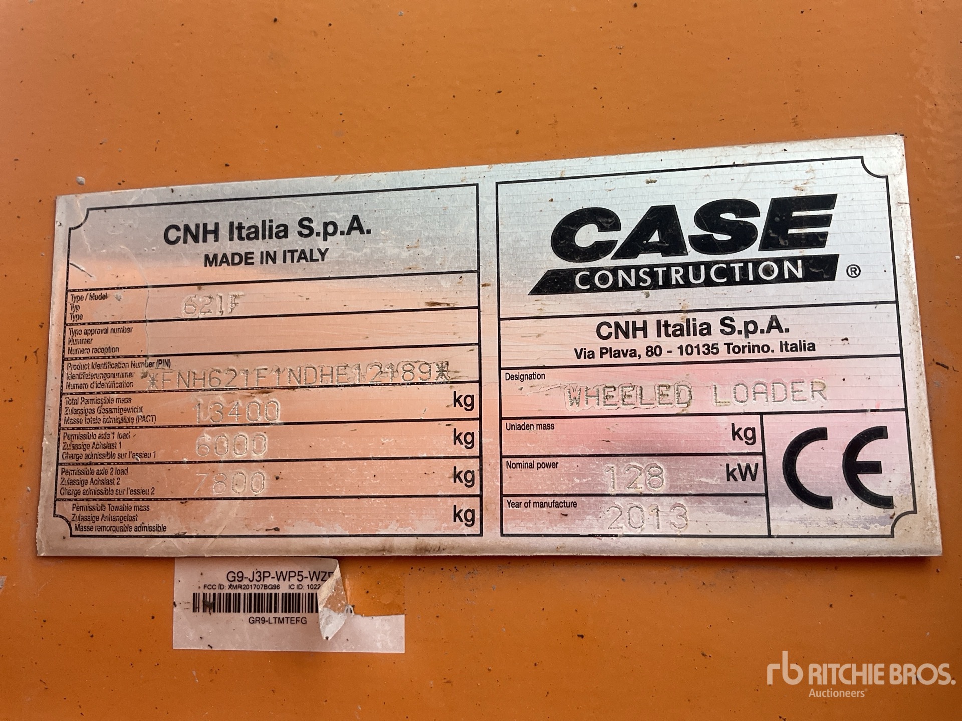 2013 Case 621F
