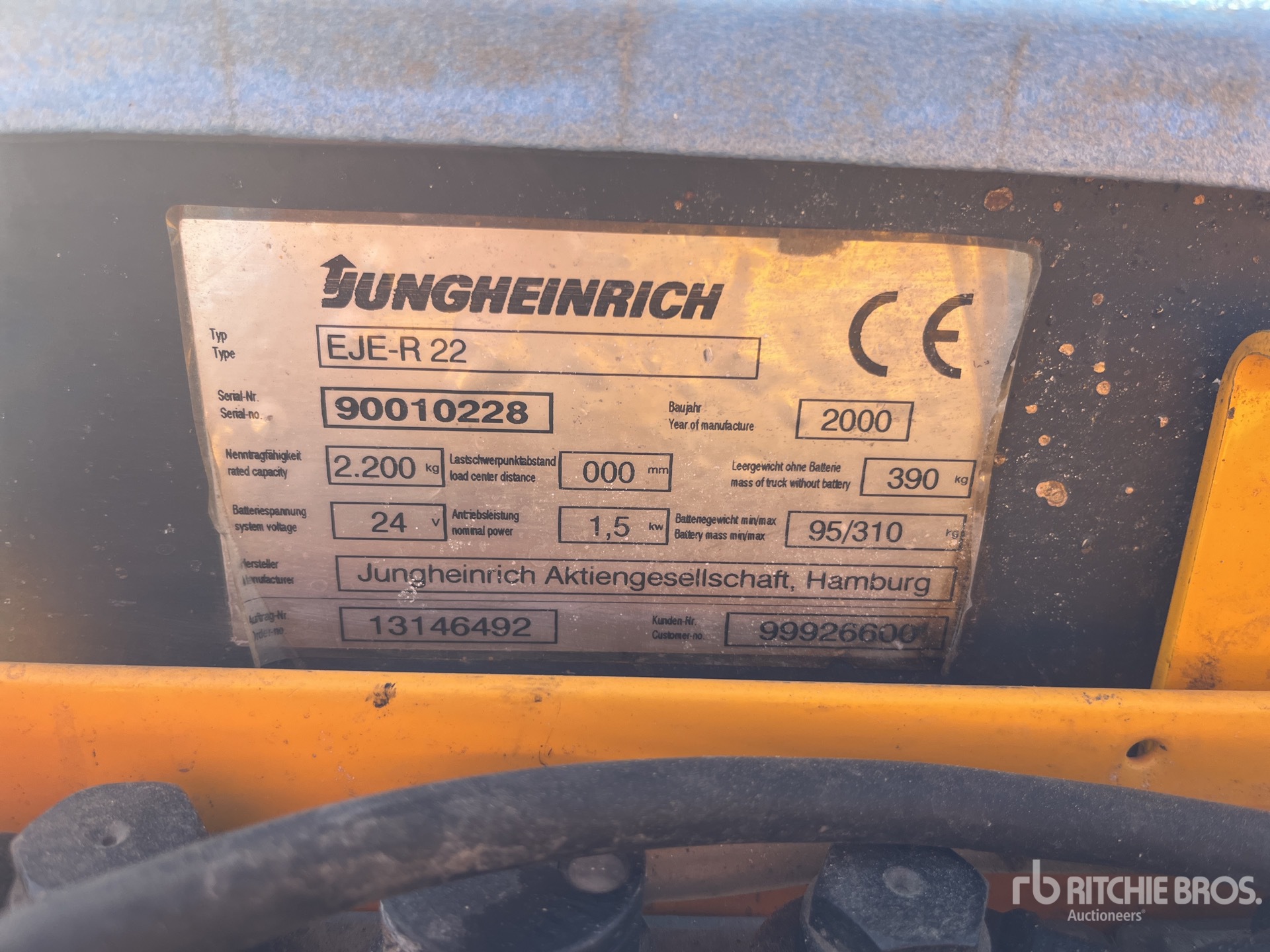 2000 Jungheinrich EJE-R22