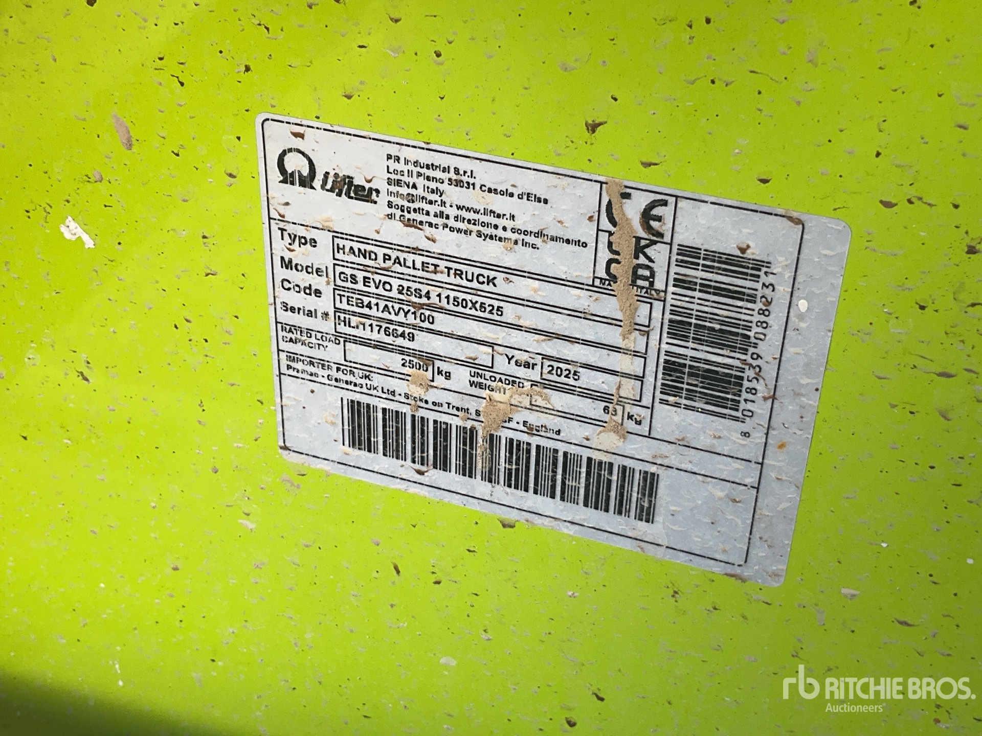 2025 Pramac LIFTER