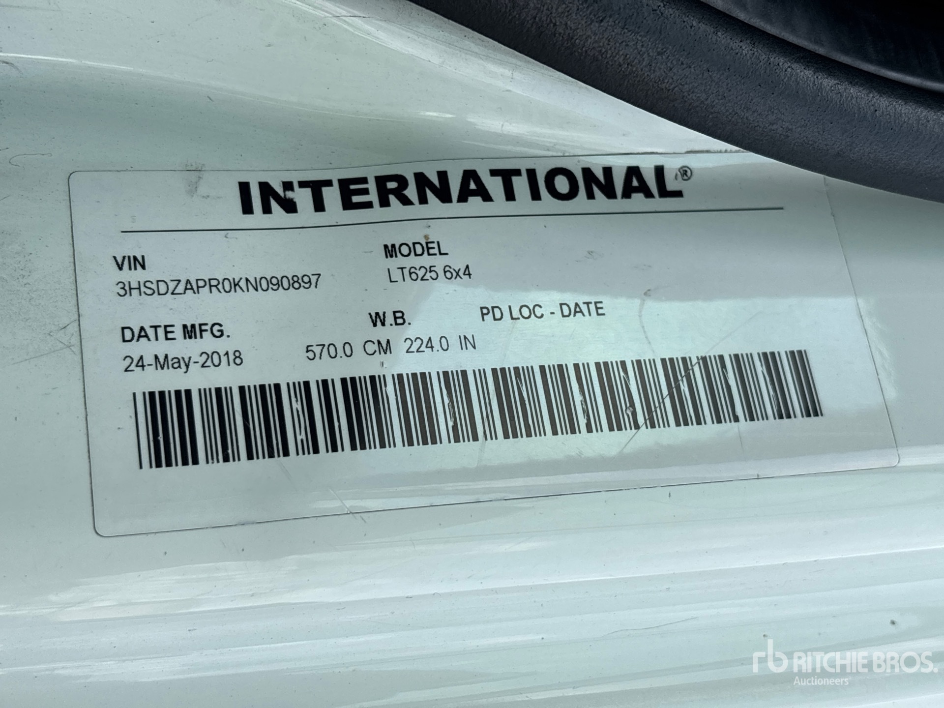 2019 International LT625