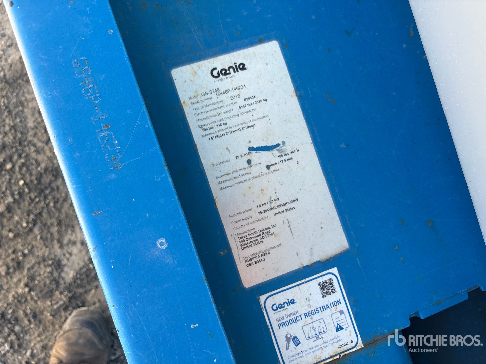 2018 Genie GS3246