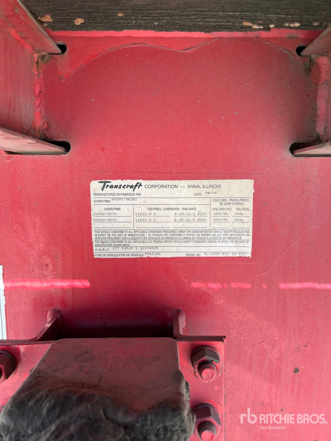 2004 Transcraft TL2000