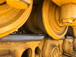 Undercarriage with Right Track Rollers