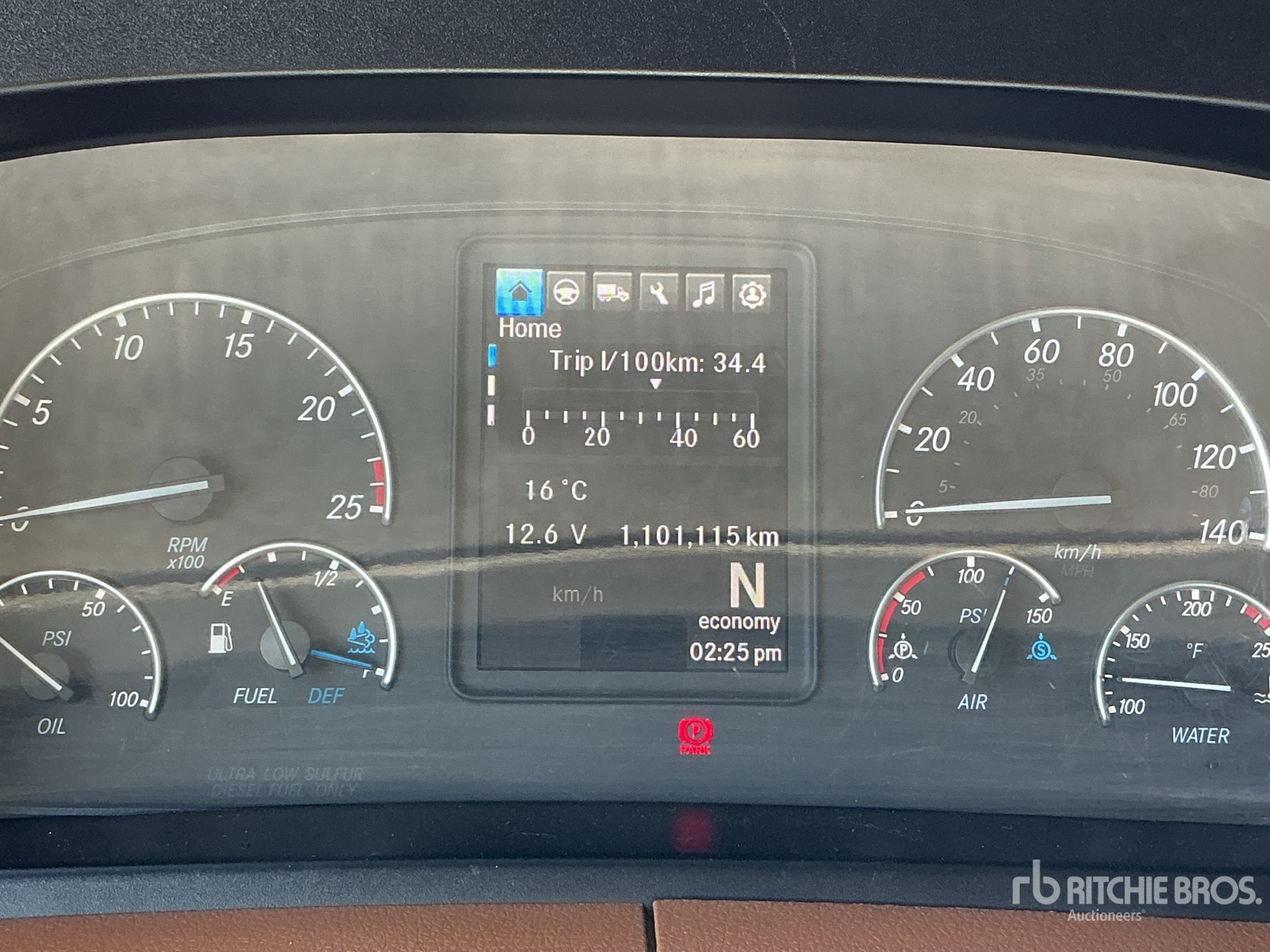 General Appearance with Hour Meter / Odometer