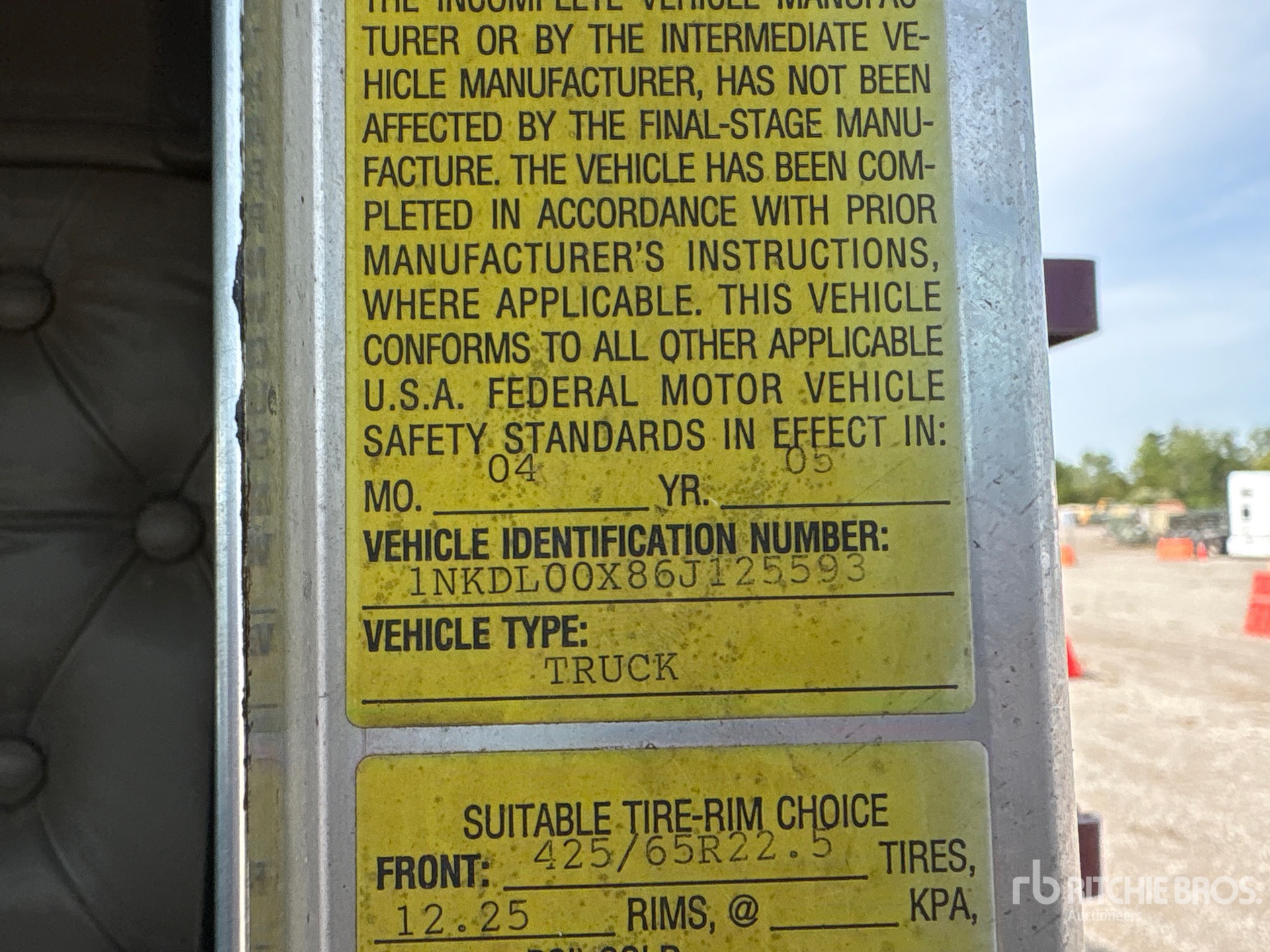 2006 Kenworth T800