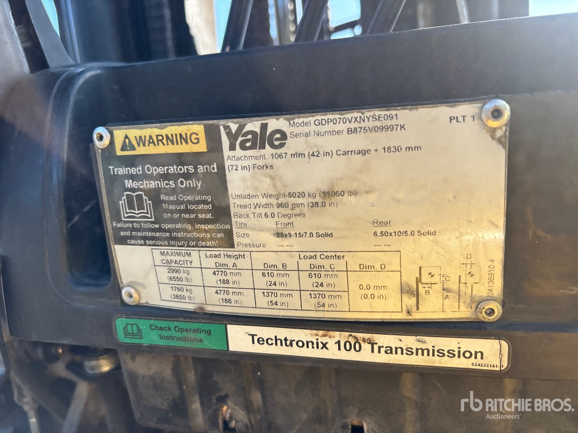 2012 Yale GDP070VXNYSE091
