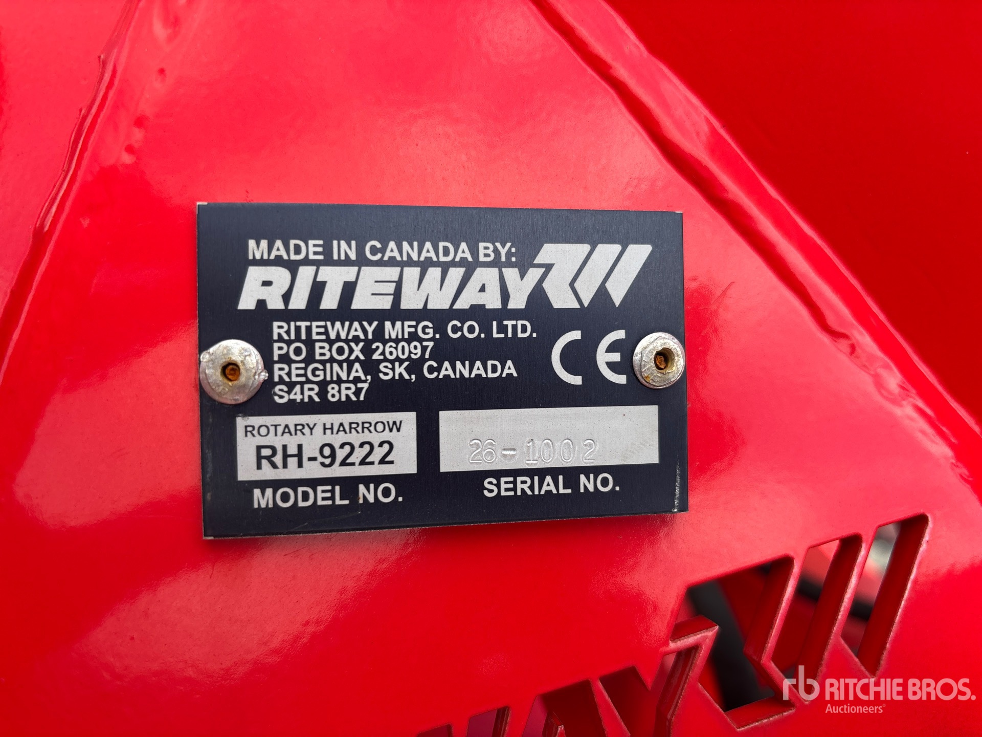 2026 Riteway RH9222