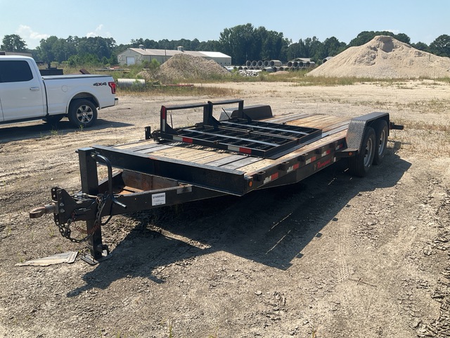 2019 Rampant PS167 20 ft T/A Equipment Trailer