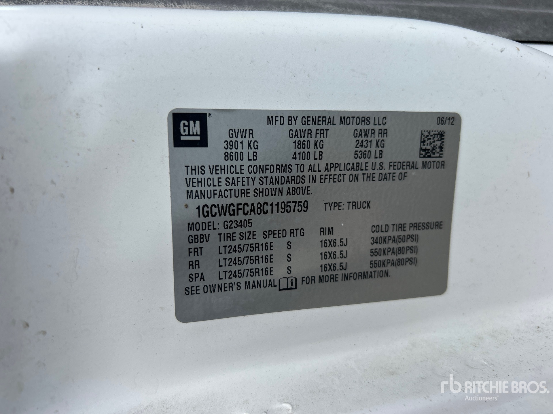 2012 Chevrolet EXPRESS 2500