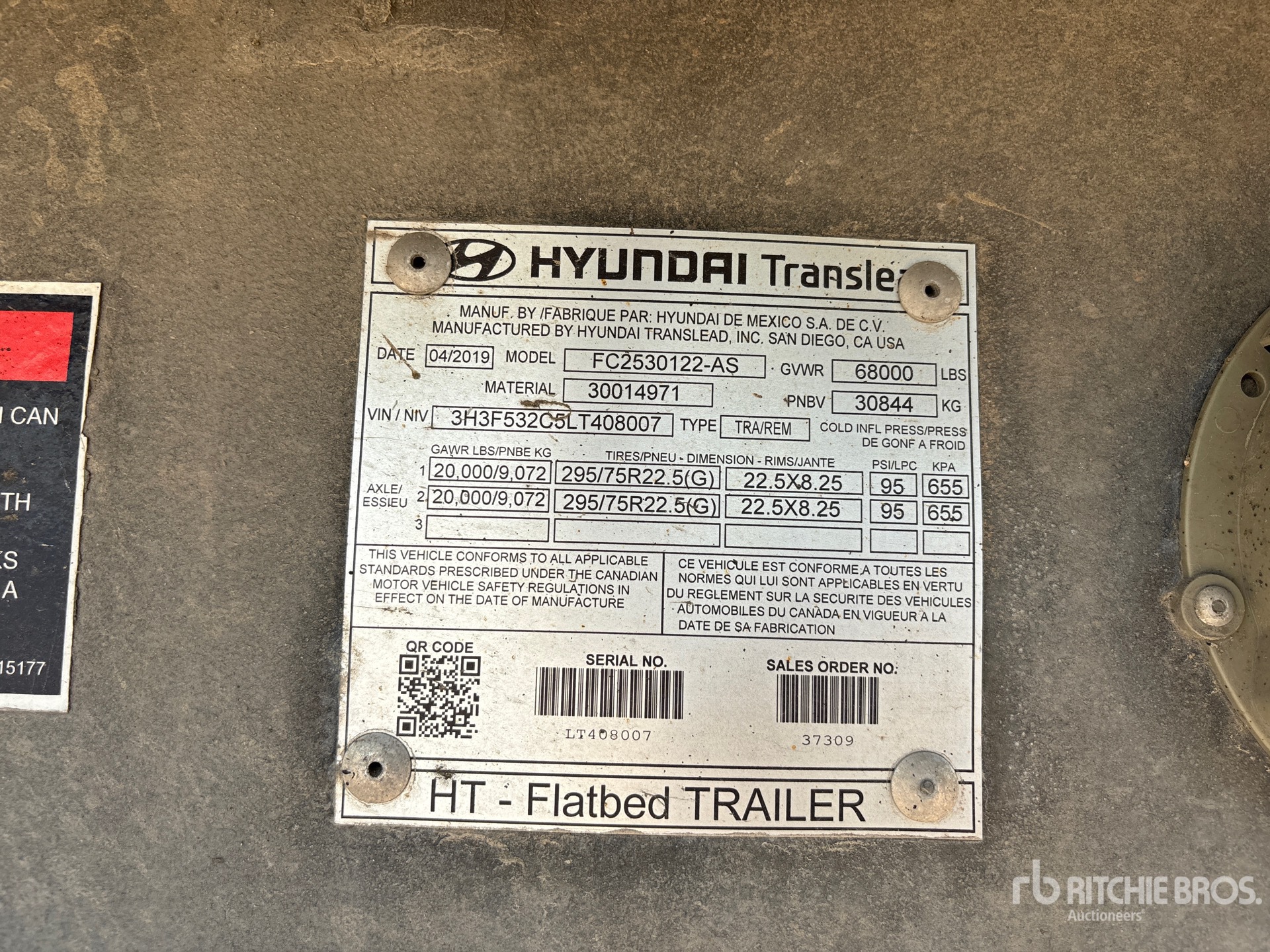 2020 Hyundai 53 FT T/A