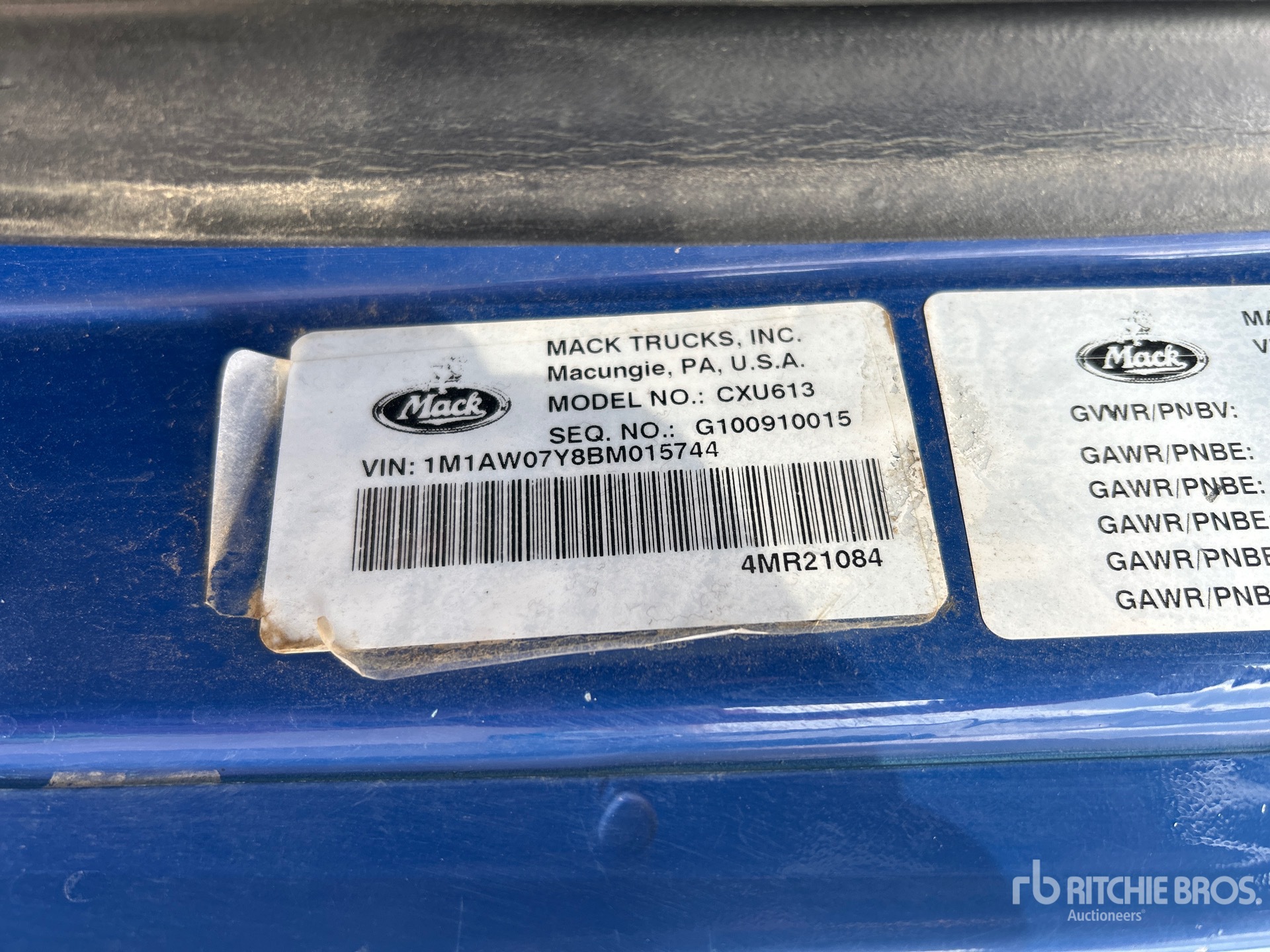 2011 Mack CXU613