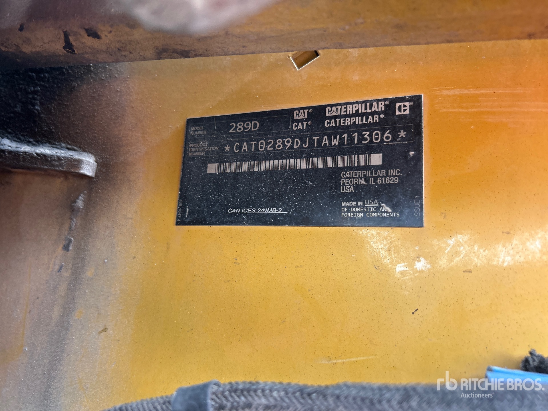 2018 Caterpillar 289D