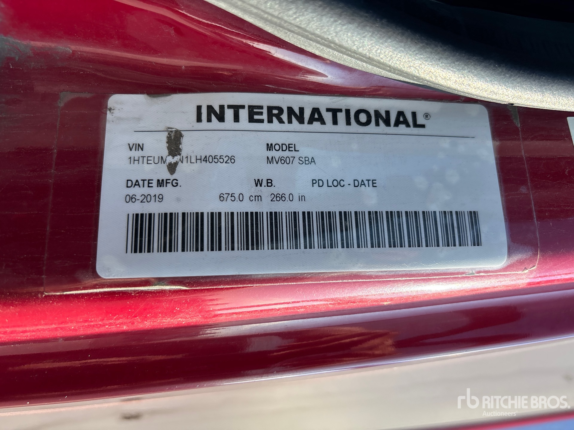 2020 International MV607