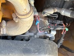 Engine with A/C Compressor