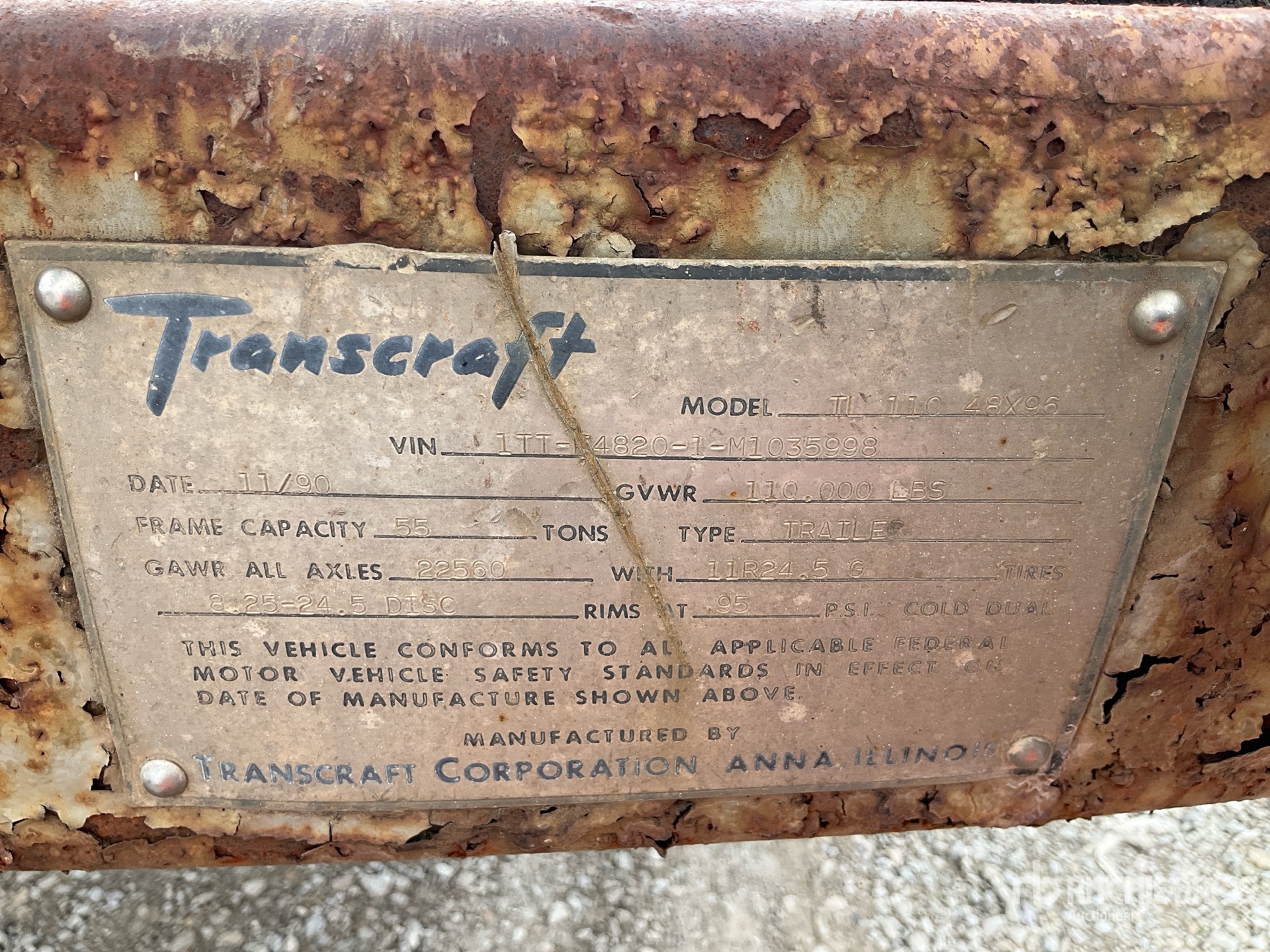 1990 Transcraft TL 110
