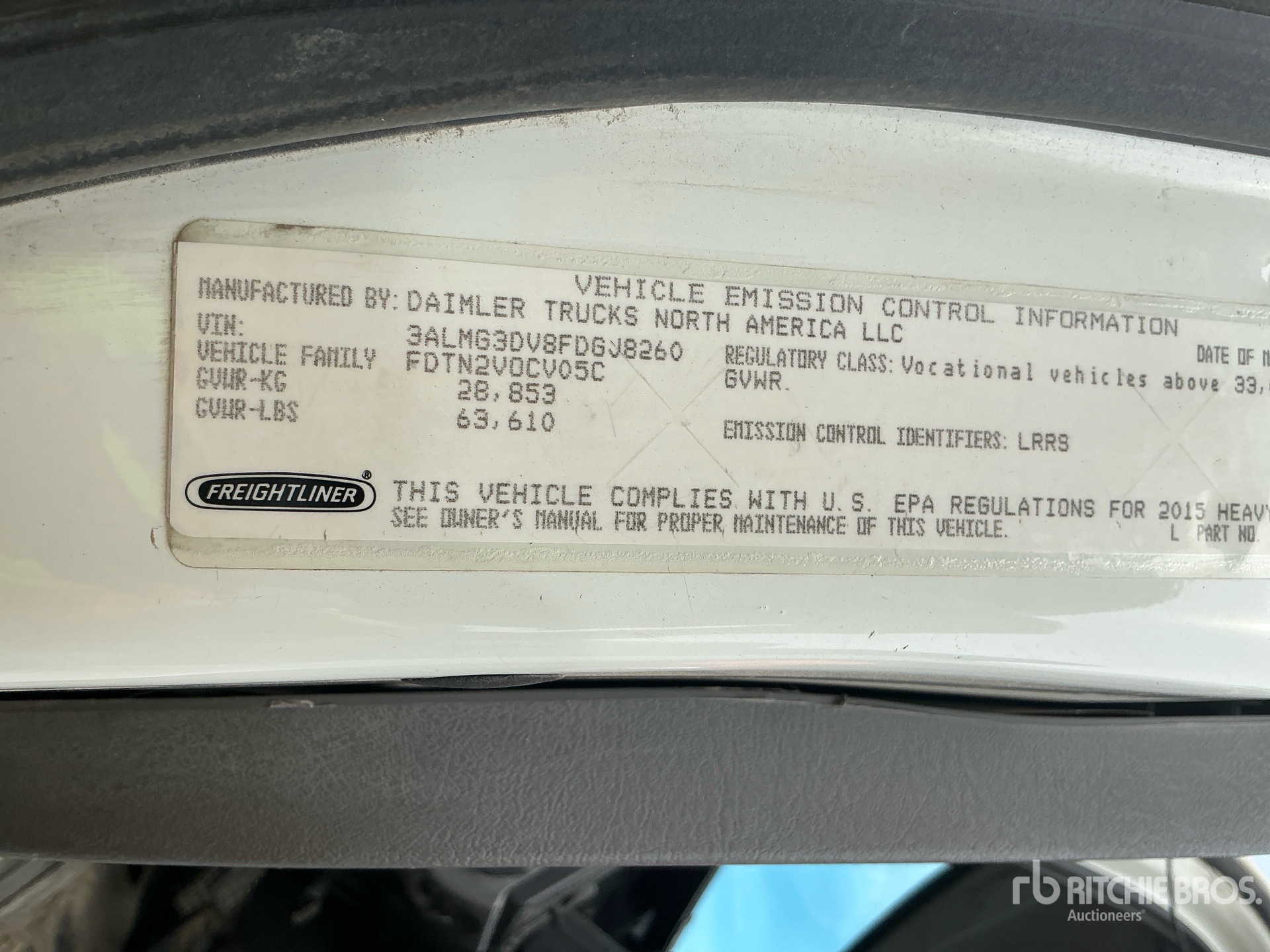 2015 Freightliner 114SD