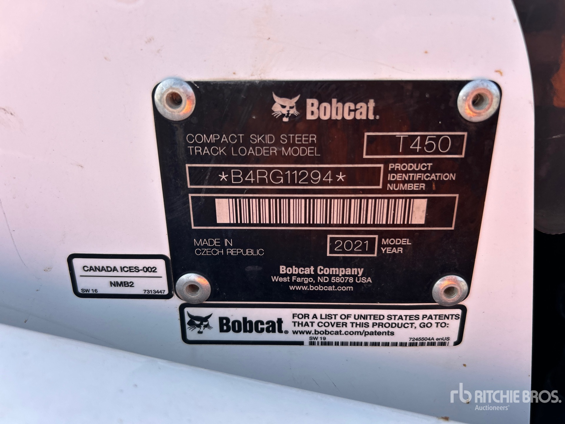 2021 Bobcat T450